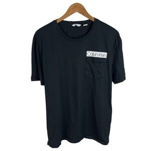 TS975 Men’s Calvin Klein Spell Out Modern Pocket T Shirt XL